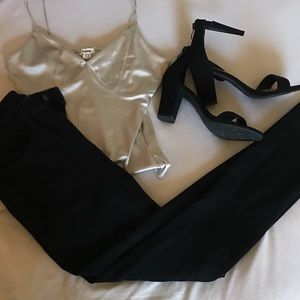 Garage satin bodysuit